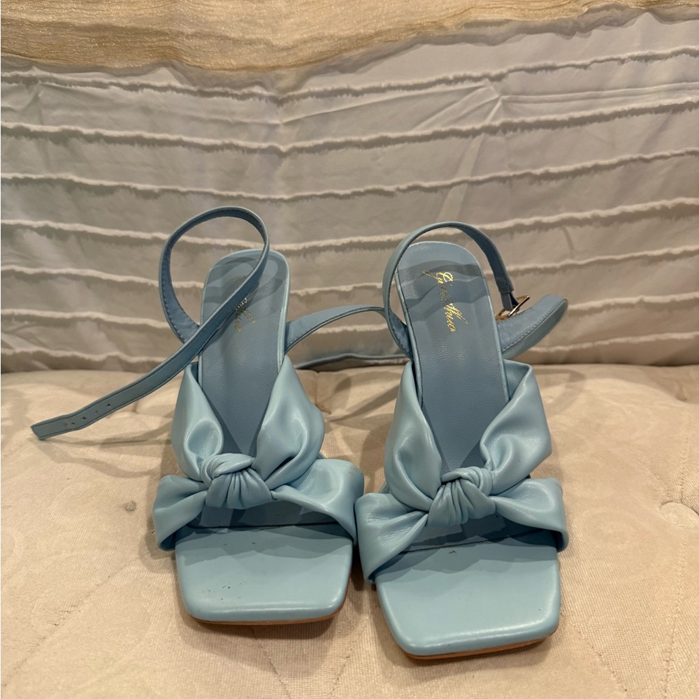 Elegant Blue Women's Heels